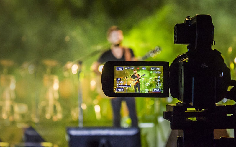show a camara recording